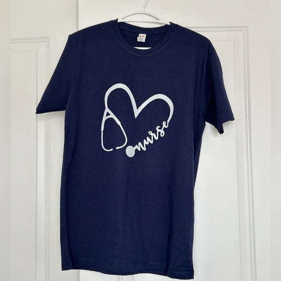 Custom Print Nurse T-Shirt - Picture 1 of 1